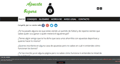 Desktop Screenshot of miapuestasegura.com